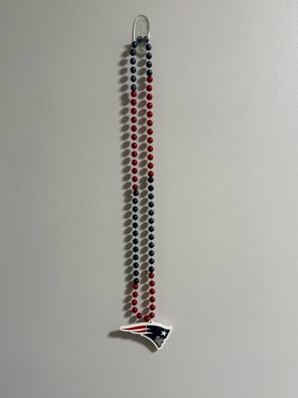 New England Patriots Beaded Necklace